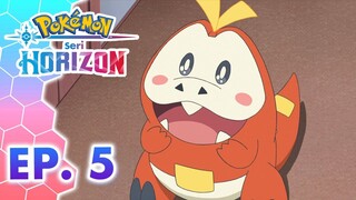 INDO DUB | EP05 Pokemon Horizons: The Series - Ketemu Juga, Fuecoco!