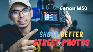 My Camera Settings For Canon M50 Street Photography & Tips for Beginners