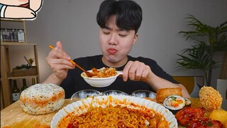 Mukbang mỳ trộn cơm #mukbang #ASMR