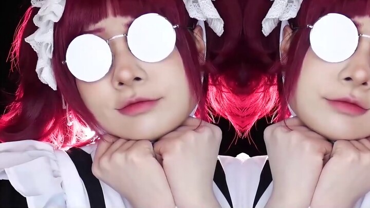 [Ugly] Black Butler Meilin cosplay imitation makeup | Be a maid with super fighting power | I will c