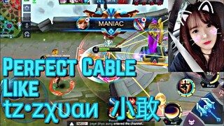 Perfect Cable like tz•zχυαи 小敢 | Short Fanny Montage