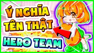 🔥Ý NGHĨA TÊN THẬT CÁC THÀNH VIÊN HERO TEAM🔥 NOOB KAMUI BẬT MÍ BÍ MẬT KAMUI TỪNG BỊ BỆNH BẨM SINH