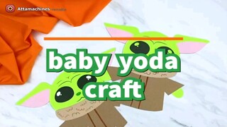 Baby yoda craft