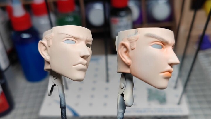 [Homemade] JOJO Jotaro's movable eye head sculpture