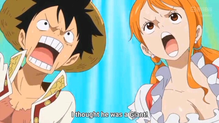 Luffy and Nami's dissapointment to the father of Lola HAHAHAA