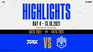 Highlights FPX vs DK [Vòng Bảng][CKTG 2021][Ngày 4][15.10.2021]