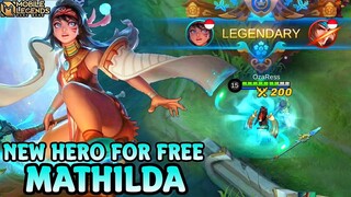 Next New Hero Mathilda Gameplay - Mobile Legends Bang Bang