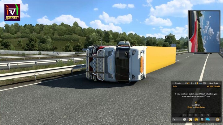 Driving On Wrong Way Accident - #ets2 #wrongway #eurotrucksimulator2 #accidenttruck