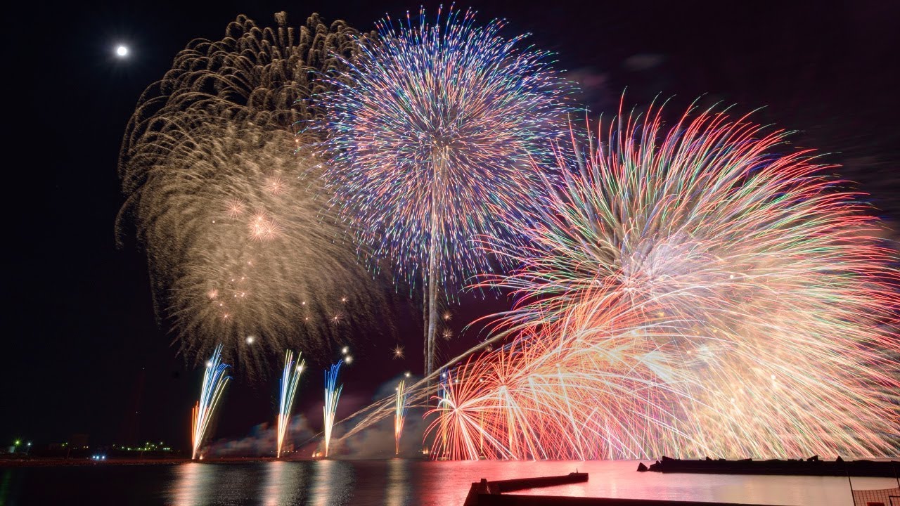 19 三国花火大会 グランドフィナーレ 令和の輝き Bilibili