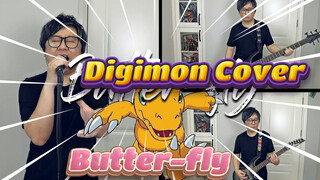 My Youth Returns! One-Man Band: Digimon OP "Butter-fly" / "Automatic Victory Let's Fight"