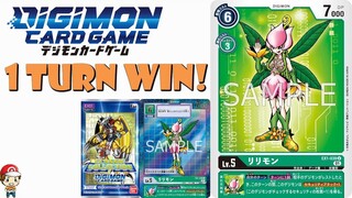 New Lilymon REALLY Helps Green Decks Win in 1 Turn!! (Digimon TCG - Special Collection EX-01)