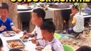 Tiktok, Chinese kindergarten children cooking shocked foreigners, there are great scholars to argue 
