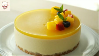 japanese make Mango cheesecake 5 #monngonNhatBan