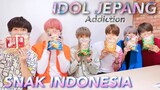 IDOL JEPANG COBA MAKAN SNACK INDONESIA!!