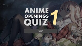 ANIME OPENING QUIZ - 30 Songs Easy / Medium | GAME VERSION! (Check Description)