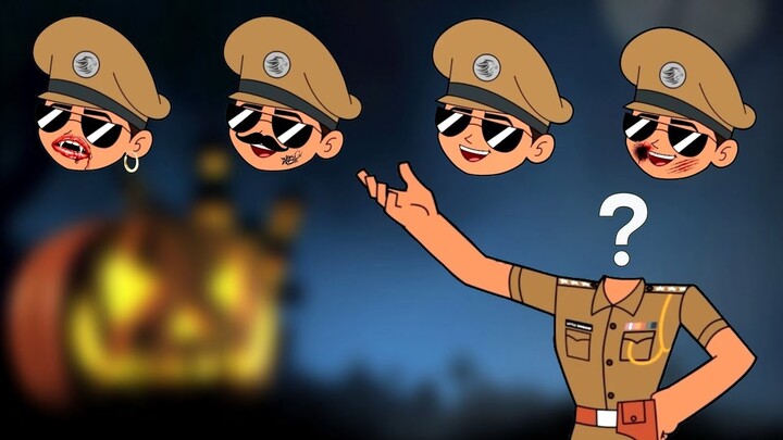 Little Singham Puzzle Game | Little Singham Wrong Head | Little Singham In Real Life Characters