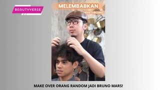 Gokil Make Over Orang Random Jadi Bruno Mars