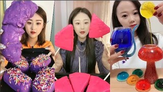 Thánh Ăn Đá Lạnh Như Ăn Kẹo Ngọt, Ăn Trái Cây Bộc Chocola - ASMR Ice Crunchy Eating sound#48