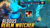 ALDOUS 500 STACKS WITH HIS NEW COLLECTOR SKIN REALM WATCHER | MOBILE LEGENDS BANG BANG
