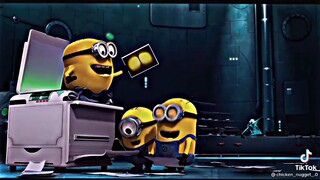 minion wkwkwkw nonton doang like kaga