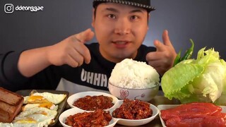 Thánh ăn hàn quốc mukbang ăn cơm đơn giản mà cực ngon âm thanh thật tuyệt