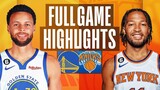 WARRIORS vs KNICKS FULL GAME HIGHLIGHTS | November 18, 2022 | Warriors vs Knicks Highlights NBA2K23