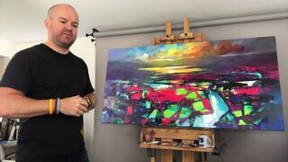 Taoist Landscape: Time lapse painting by Scott Naismith