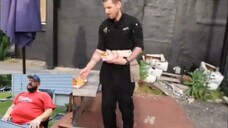 Joe Ruined Giant Jenga! Webber's Reaction