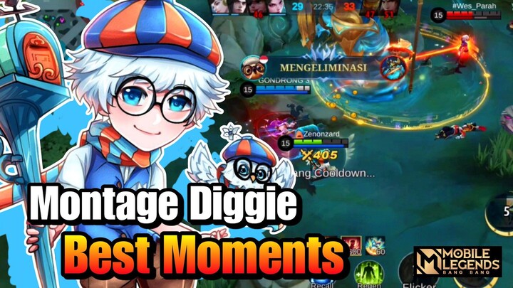 Diggie best Moments - Mobile Legends