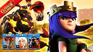 สูตรตีบ้าน 9 ควีนวอล์คลาวาลูน - Clash of Clans