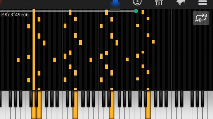 [Undertale] การดีดเปียโนในเพลง Sans-Megalovania