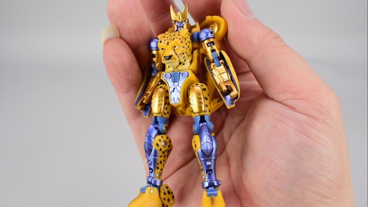 สมควรเป็น ส.ส.มือถือ! Transformers BW Super Warriors RT แกะกล่องของเล่น Yellow Panther Warrior ขนาดเ