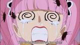 Perona is scared to death by Usopp