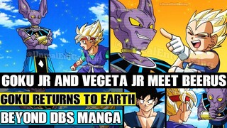 Beyond Dragon Ball Super: Goku Jr And Vegeta Jr Meet Beerus! Post GT Goku Returns To Earth