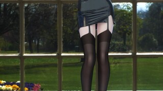 [Vertical screen] The teacher is wearing garter stockings today, so you must come to class