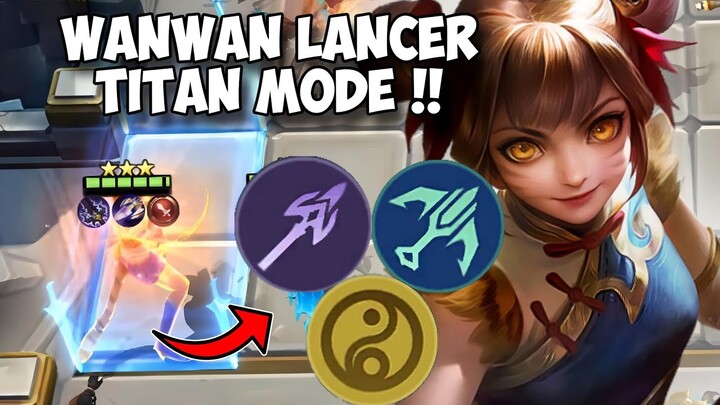 WANWAN TITAN LANCER !! COMBO 664 MAGIC CHESS MOBILE LEGENDS TERKUAT ??Combo Lancer Cadia Marksman !!