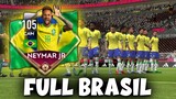 🇧🇷 INCRÍVEL 🤩 MONTEI e ESCALEI a SELEÇÃO BRASILEIRA no FIFA MOBILE 22!!