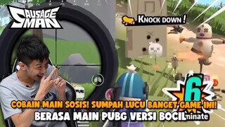 COBAIN MAIN SAUSAGEMAN. SUMPAH INI GAME BATTLE ROYALE GABUNGAN BNYK GAME WKWK.. LUCU GAMENYA