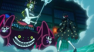 One Piece 1043 Episode 1043 Pedang Kematian Brook Soul Memamerkan Wujud Raksasa Robin vs Black Maria