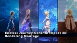 HoYoFair | Endless Journey - Genshin Impact 3D Rendering Montage