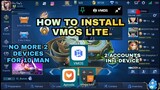How To Install VMOS 'No Need 2 Device' For 10 Man MMR and Rank Mobile Legends