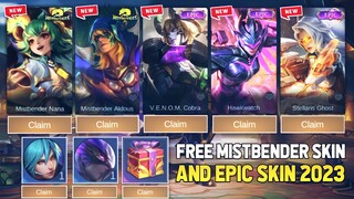 NEW EVENT 2023! CLAIM YOUR MISTBENDER SKIN AND EPIC SKIN + REWARDS! FREE SKIN! | MOBILE LEGENDS