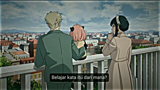 Anya itu kata² belajar dari mana tuh ?? anime . ya emang bener kalo dari anime 😌😌