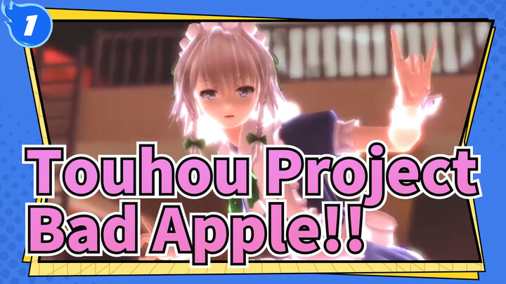 [Touhou Project/MMD/1080P] 'Bad Apple!!' (38 nhân vật của game)_1