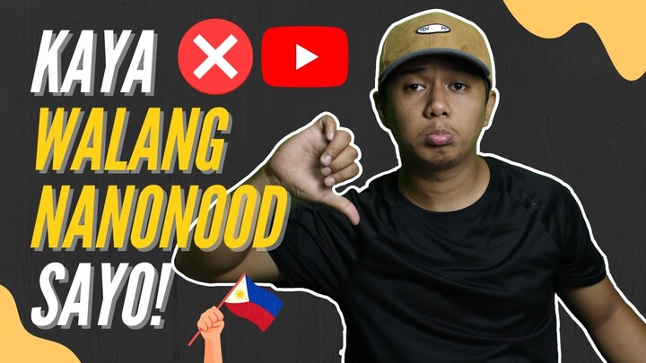 Mga Kadalasang Pagkakamali ng mga Small Youtubers (KAYA WALANG NANONOOD SAYO)