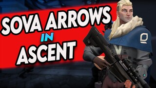 SOVA ARROW SPOTS on ASCENT | New VALORANT Map