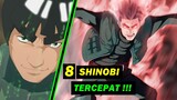 Seperti Kilat, ini 8 Shinobi Tercepat dalam Anime Naruto !!
