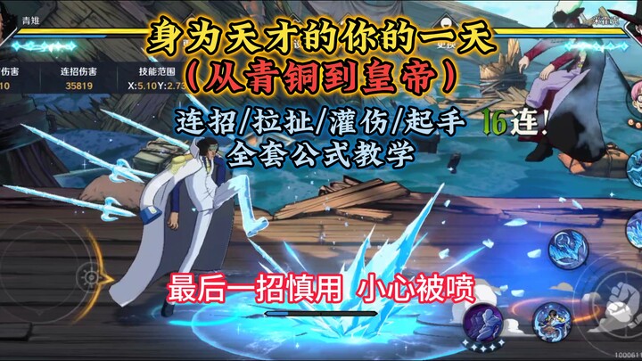 青雉全教学！含连招/拉扯/灌伤/起手！最后一招慎用！
