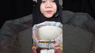 DYMA |ASMR RAW RICE EATING |Makan Beras | asmrrawriceeating| #asmrsounds  #asmr #shorts #mukbang