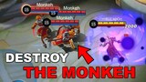HOW TO DESTROY THE MONKEH USING ARGUS | MOBILE LEGENDS
